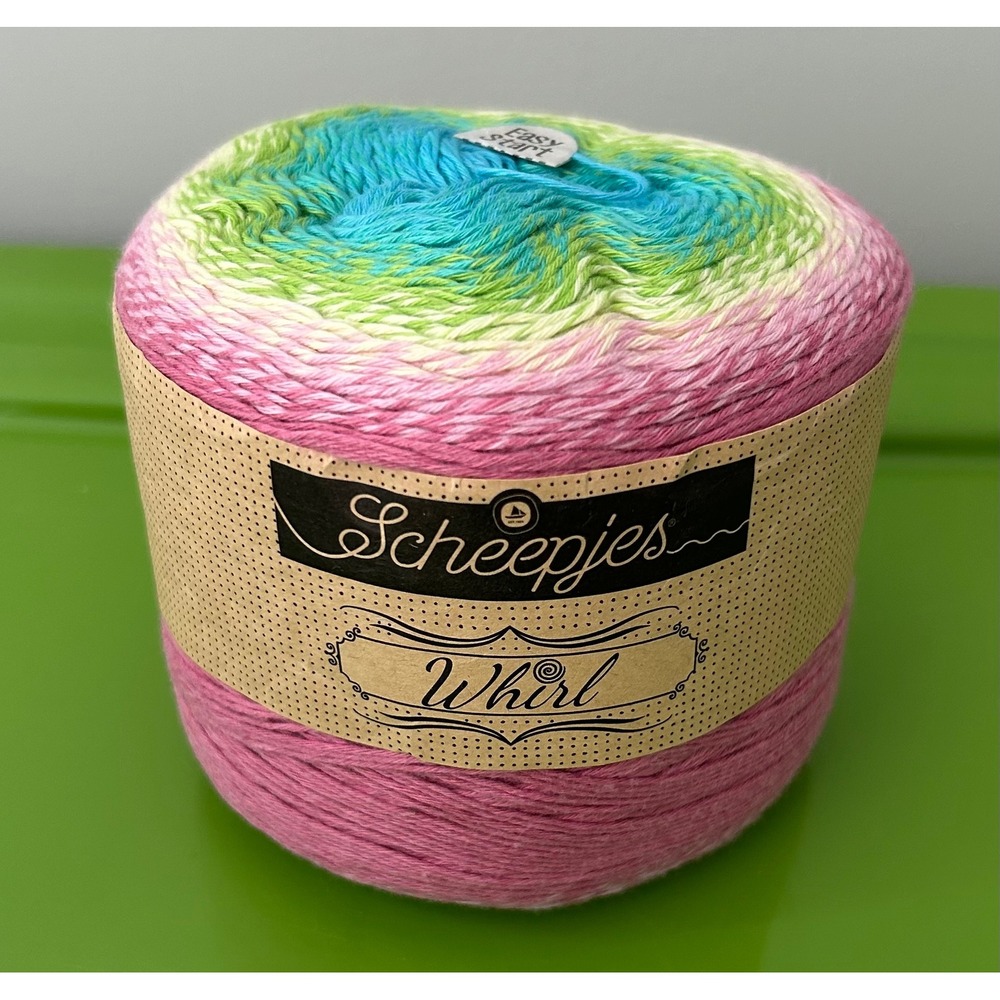 Scheepjes Whirl Sherbert Rainbow 768‎ Cotton Acrylic Gradient Cake Yarn 1000m